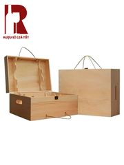 Hộp Gỗ Đựng Rượu Vang 6 Chai