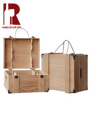 Hộp Gỗ Đựng Rượu Vang 6 Chai