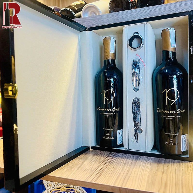 Hộp Quà Rượu Vang 19 Diciannove Gradi Edizione Limitata