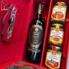 Hộp Quà Rượu Vang Cantina Vierre Primitivo Del Salento