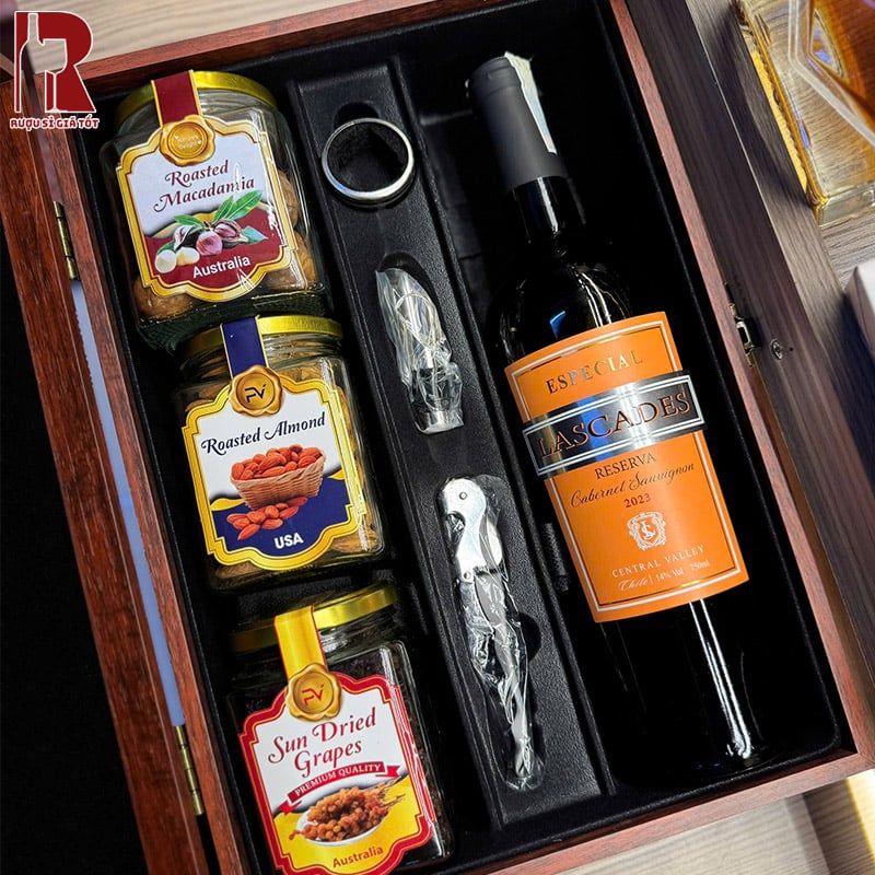 Hộp Quà Rượu Vang Lascades Cabernet Sauvignon