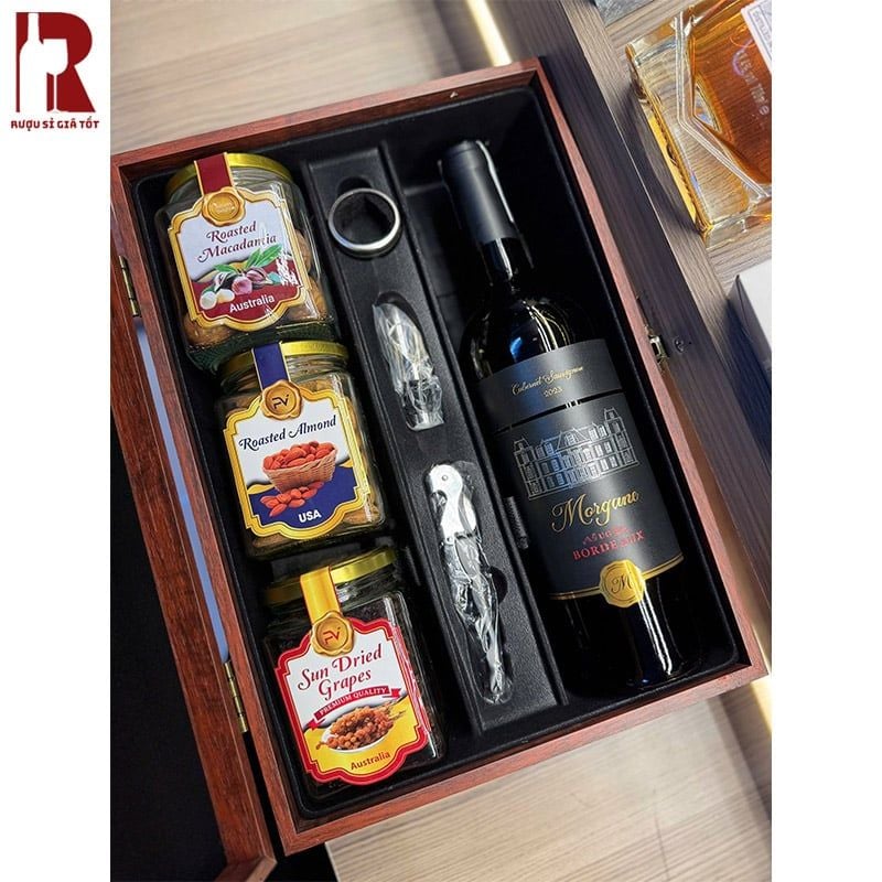 Hộp Quà Rượu Vang Morgane Bordeaux Cabernet Sauvignon