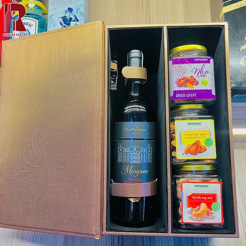 Hộp Quà Rượu Vang Morgane Bordeaux Cabernet Sauvignon
