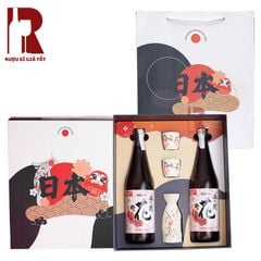 Hộp Quà Rượu Sake Nhật Daruma