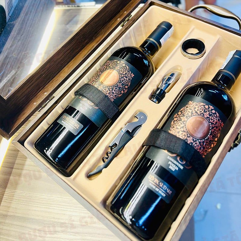 Hộp Quà Rượu Vang 1989 Chát Ngọt