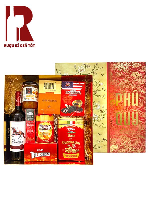 Hộp Quà Rượu Vang An Khang - Xuân Như Ý