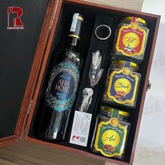 Hộp Quà Rượu Vang Ana Rose Primitivo Puglia