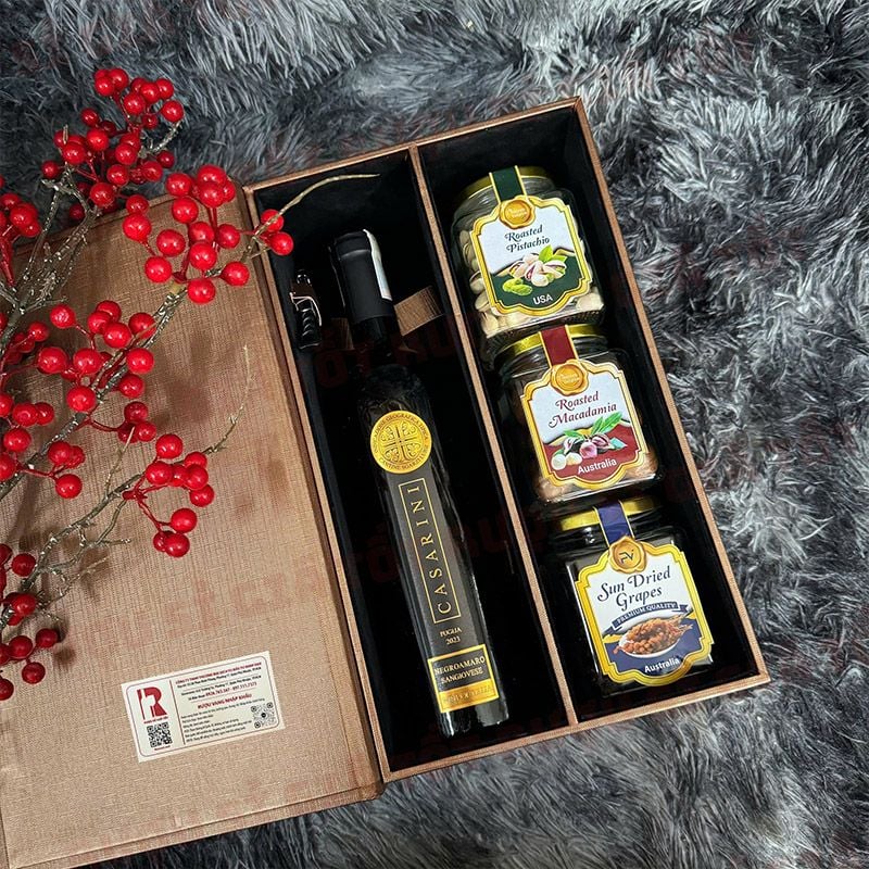Hộp Quà Rượu Vang Casarini Negroamaro Sangiovese