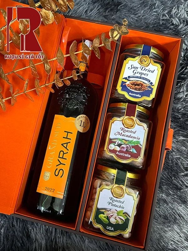 Hộp Quà Rượu Vang Grand Sud Cabernet/ Syrah/ Merlot