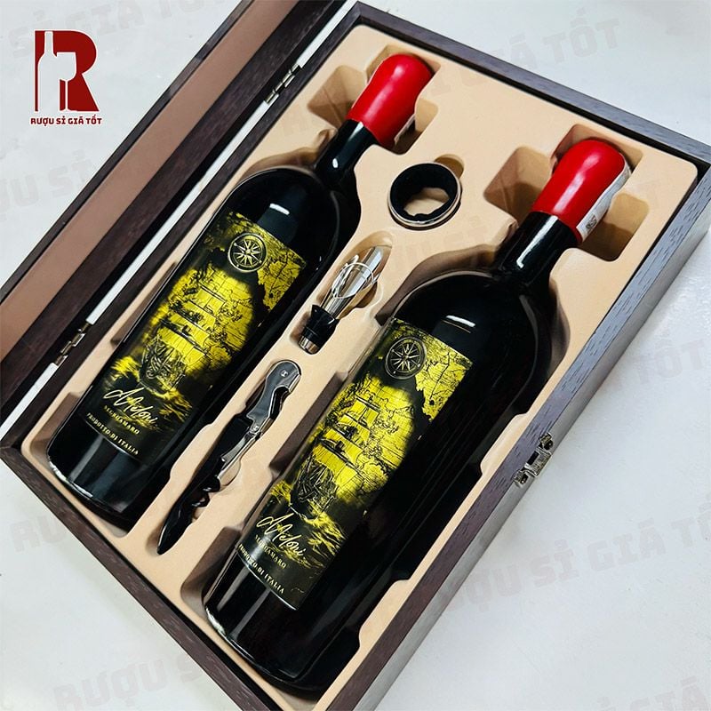 Hộp Quà Rượu Vang Meloni Negroamaro