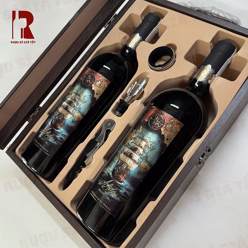 Hộp Quà Rượu Vang Meloni Primitivo