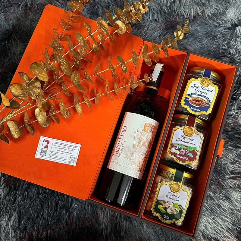 Hộp Quà Rượu Vang Muse Erato Primitivo Puglia