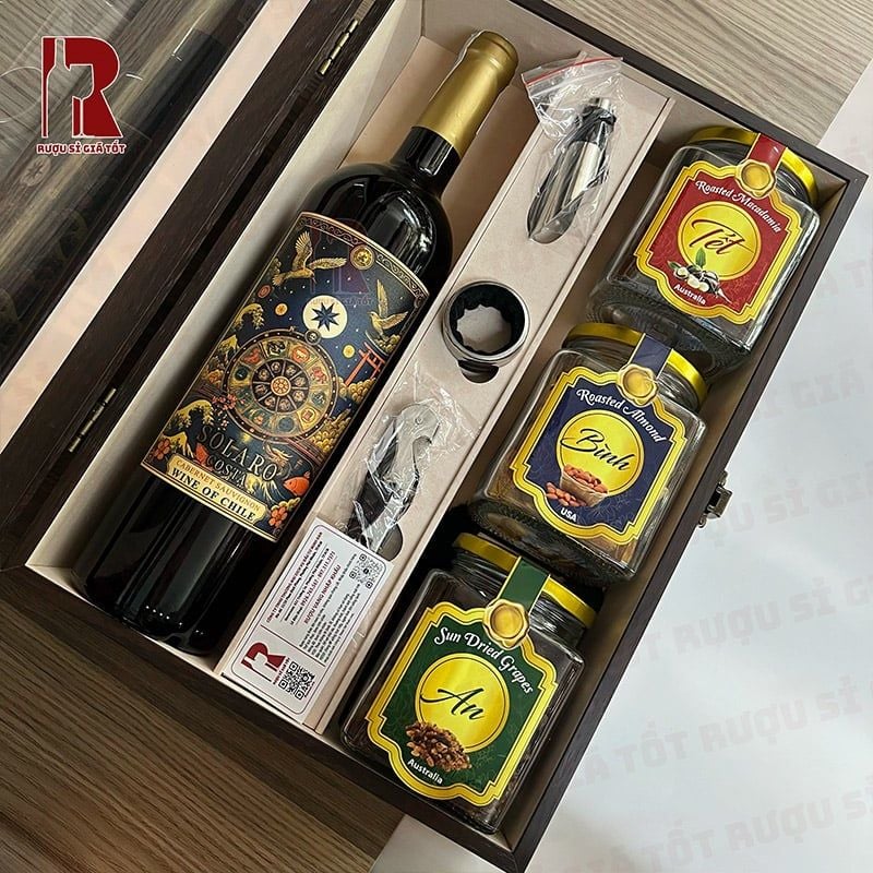 Hộp Quà Rượu Vang Solaro Costa