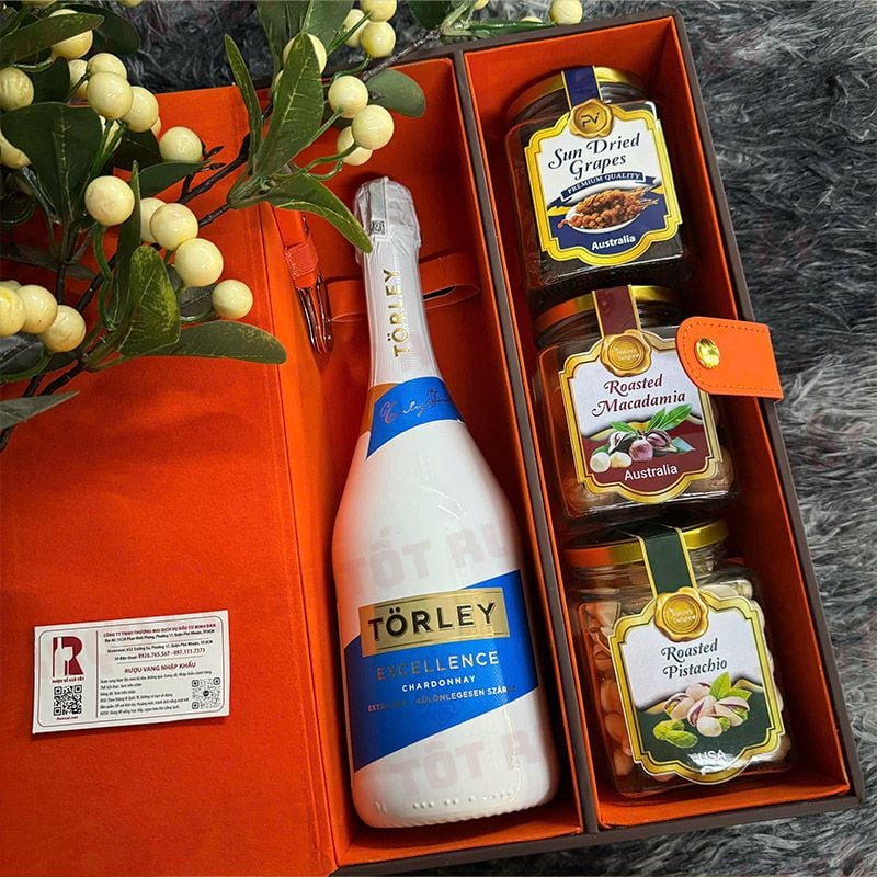 Hộp Quà Rượu Vang Torley - Vang Nổ