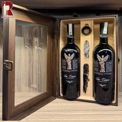 Hộp Quà Rượu Vang San Cesareo Primitivo Del Salento - Thiên Thần 17 Độ