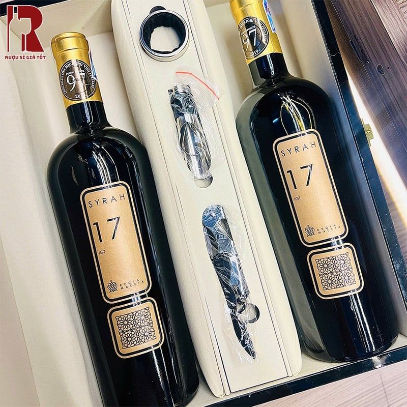 Hộp Quà Rượu Vang Syrah 17 Regia Maesta