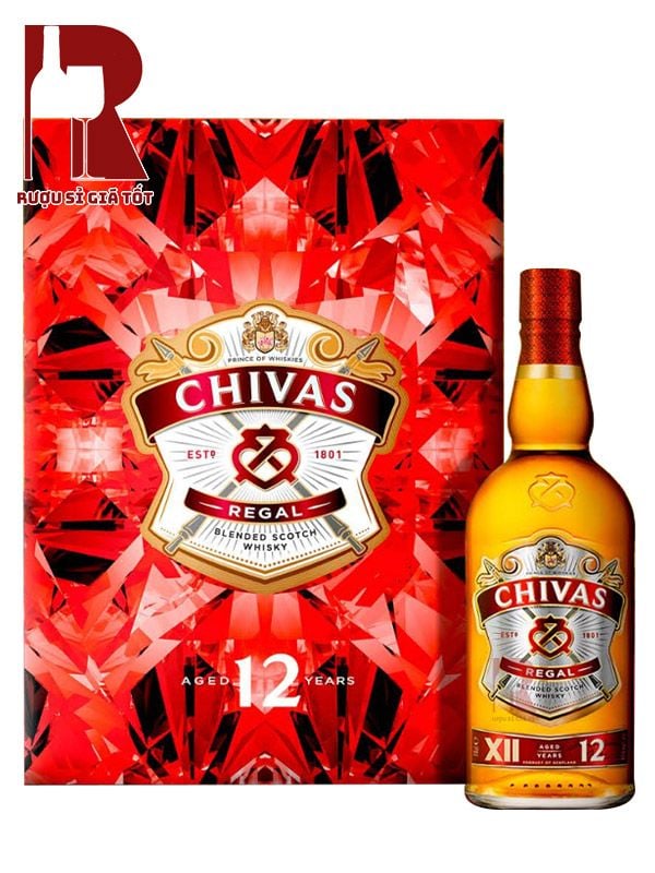 Rượu Chivas Regal 12 Năm - Hộp Quà Tết 2026