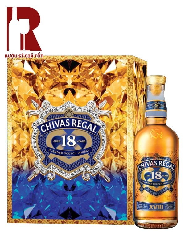 Rượu Chivas Regal 18 Năm - Hộp Quà Tết 2026