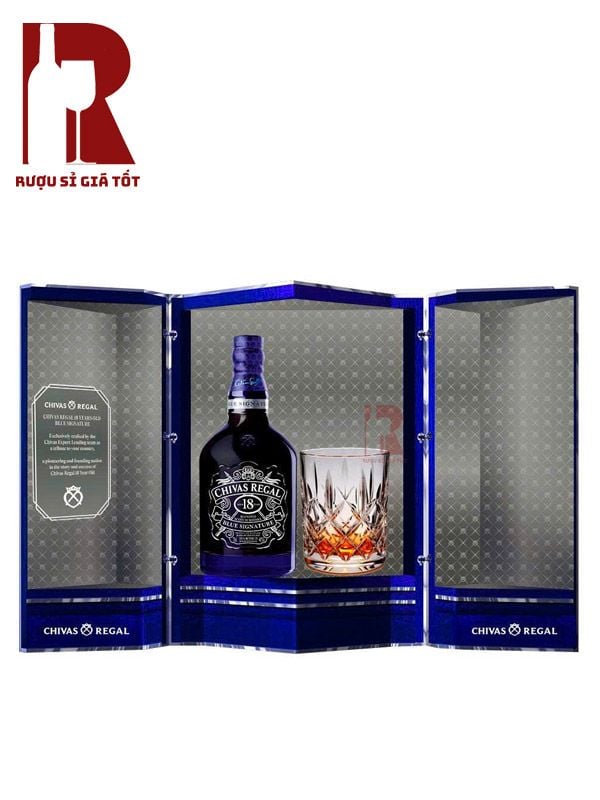 Rượu Chivas Regal 18 Năm Blue Signature - Hộp Quà Tết 2026