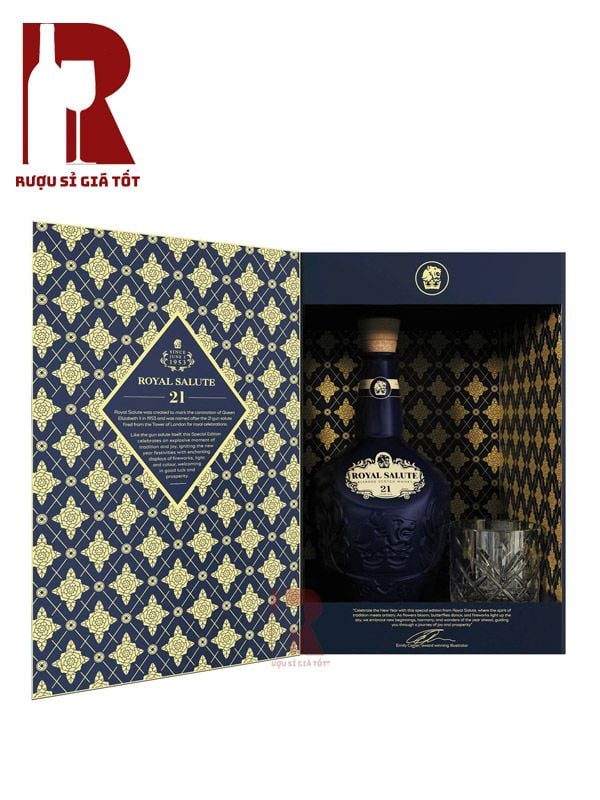 Rượu Chivas Royal Solute 21 Năm - Hộp Quà Tết 2026