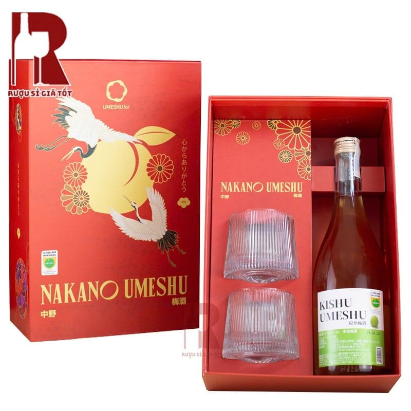Hộp Quà Tết Rượu Mơ Nhật Nakano Umeshu