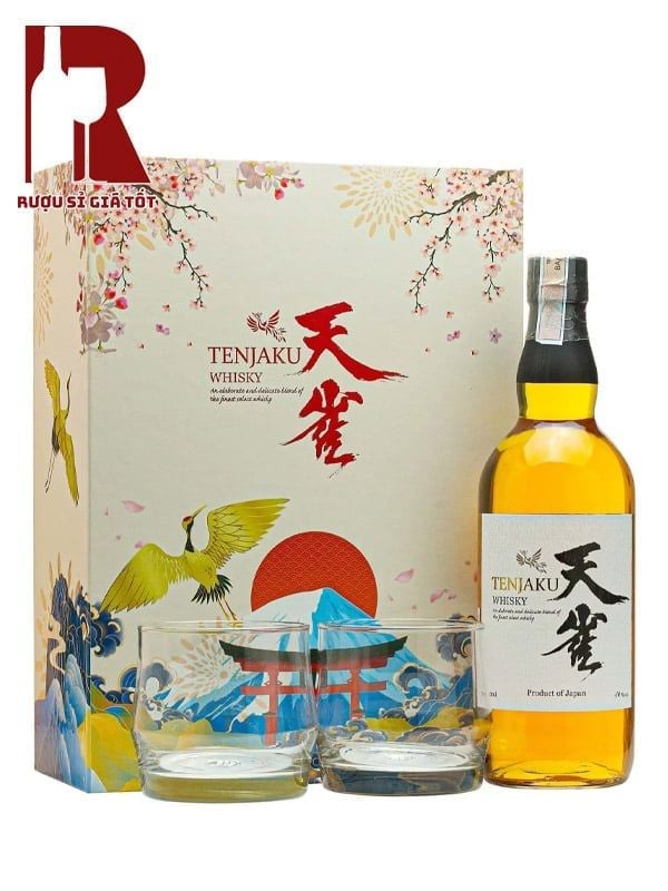 Rượu Tenjaku Blended Japanese Whisky - Hộp Quà Tết