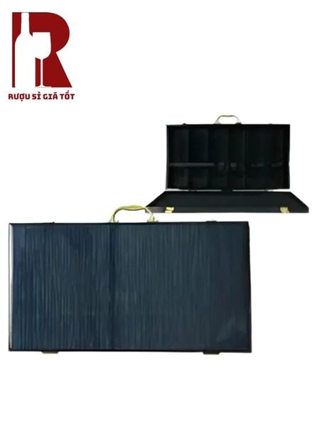 Hộp Sơn Màu 6 Chai Khay Nhựa Thẳng Không In Màu Xanh