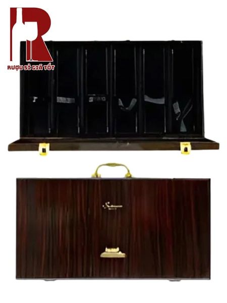 Hộp Sơn Màu 6 Chai Mặt Lõm Khay Nhựa Thẳng