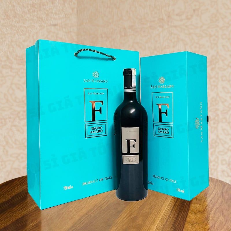Hộp Quà Rượu Vang F Bạc Negroamaro