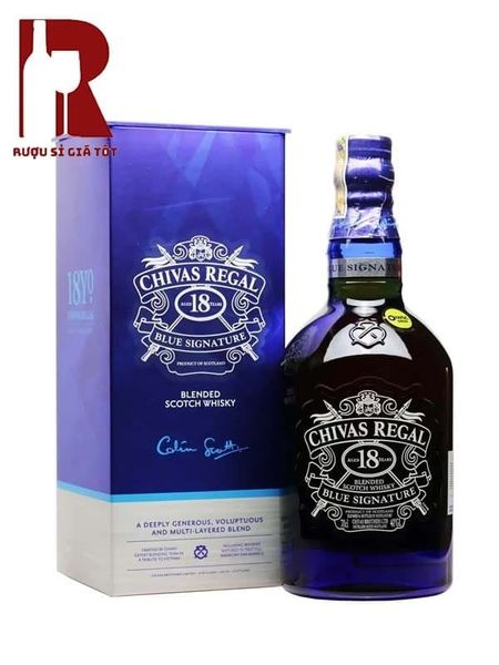 Rượu Chivas Regal 18 Năm Blue Signature
