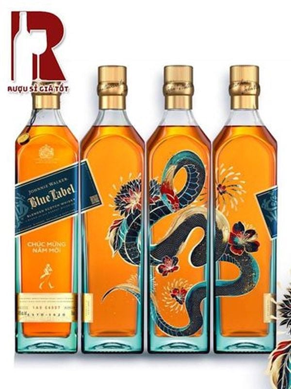 Rượu Johnnie Walker Blue Label - Các Mẫu In Ấn Trên Chai 2025