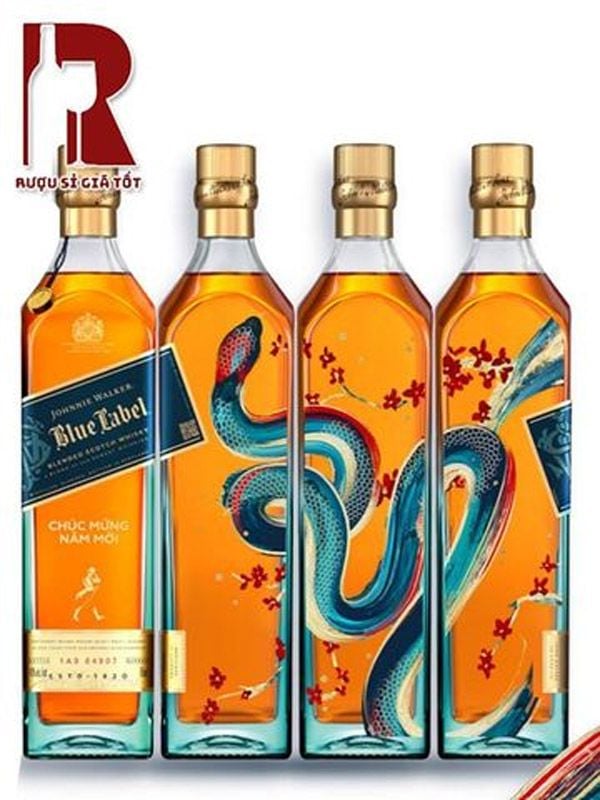 Rượu Johnnie Walker Blue Label - Các Mẫu In Ấn Trên Chai 2025