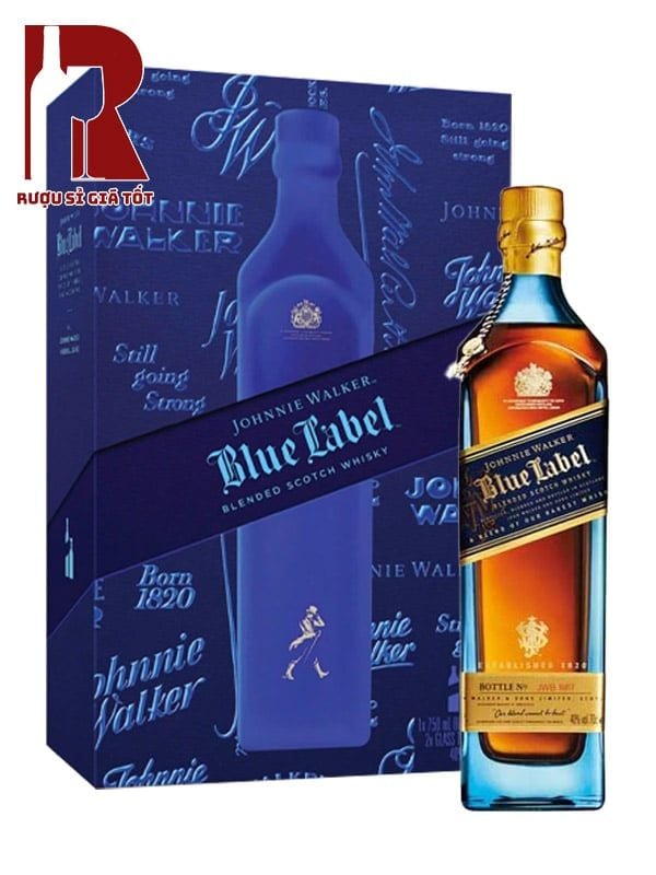 Rượu Johnnie Walker Blue Label - Hộp Quà Tết 2026
