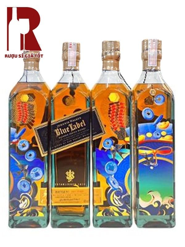 Rượu Johnnie Walker Blue Label - Các Mẫu In Ấn Trên Chai 2023