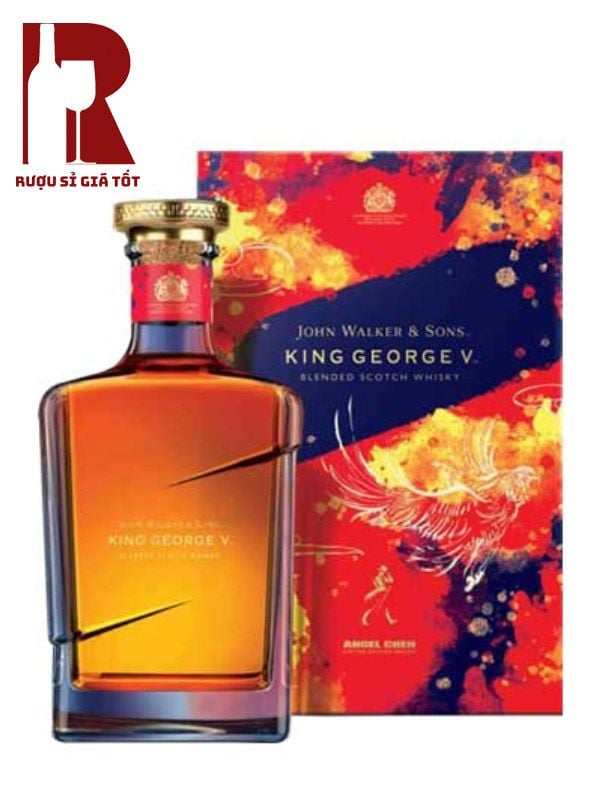 Rượu Johnnie Walker King George V - Hộp Quà Tết