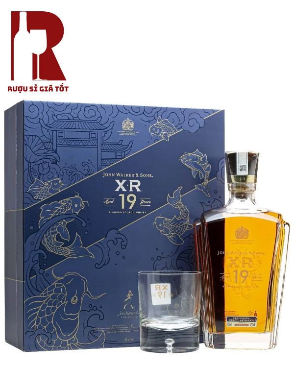 Rượu Johnnie Walker XR 19 Năm - Hộp Quà Tết