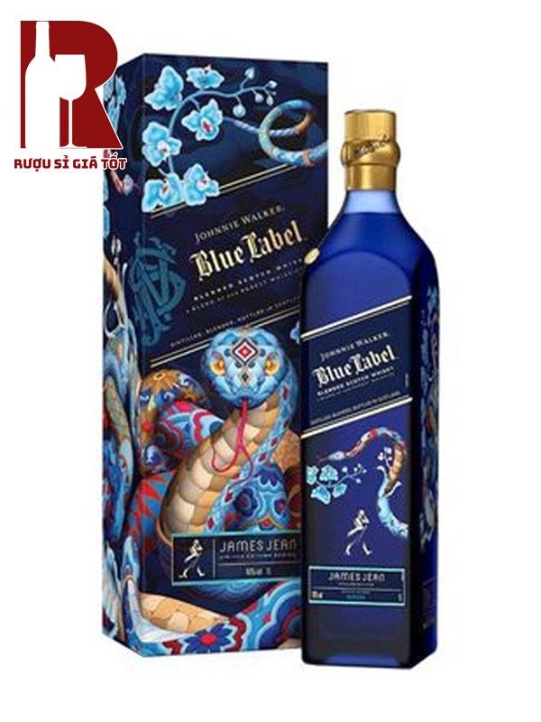 Rượu Johnnie Walker Blue Label x James Jean - Hộp Quà Tết
