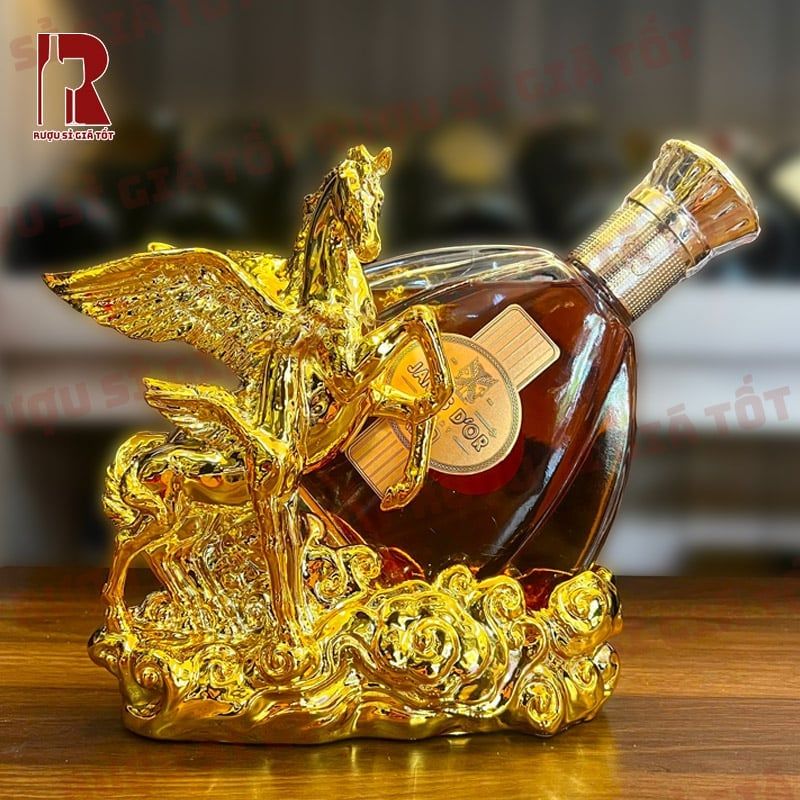 Rượu Linh Vật Ngựa Bay Có Cánh Janus D'or XO