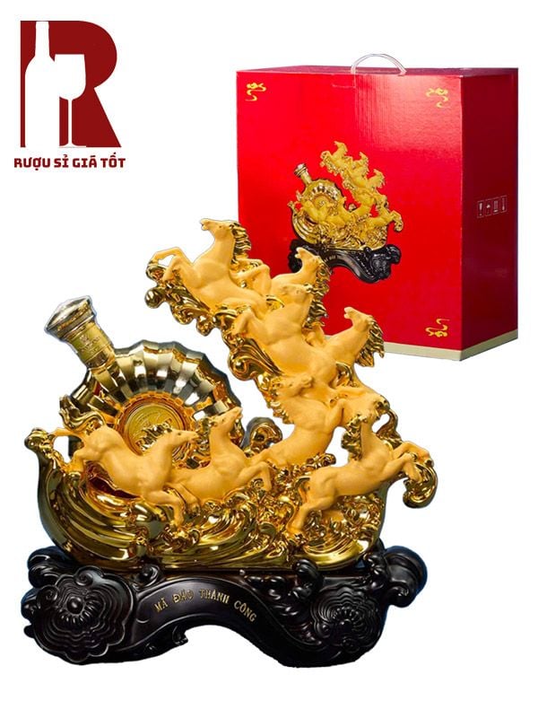 Kệ Rượu Linh Vật Ngựa Mã Đáo Thành Công