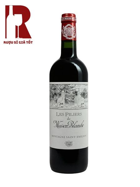 Rượu Vang Pháp Đỏ Les Piliers de Maison Blanche Montagne Saint Emilion