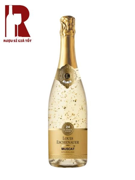 Rượu Vang Nổ Louis Eschenauer 24 Carat Gold Muscat