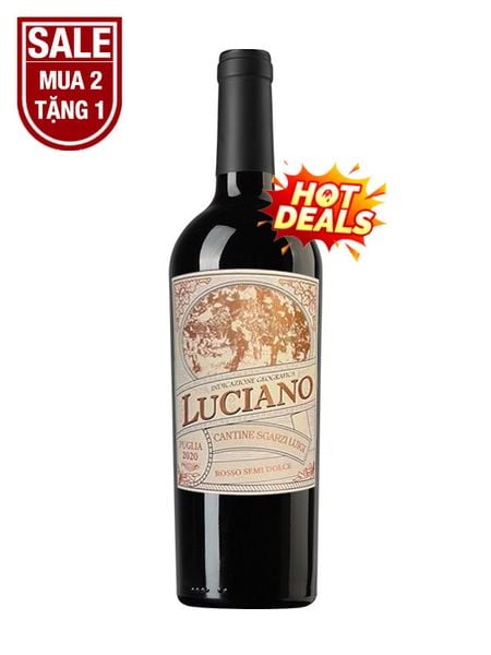 Rượu Vang Ý Ngọt Luciano Semi Dolce Puglia