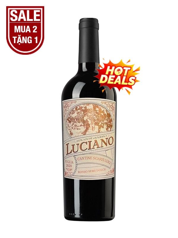 Rượu Vang Ý Ngọt Luciano Semi Dolce Puglia