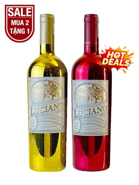 Rượu Vang Ý Ngọt Luciano Semi Dolce Gold - Red