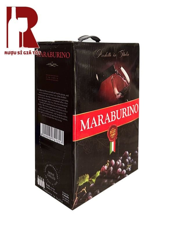 Rượu Vang Bịch Ý Ngọt Maraburino Semi Dolce