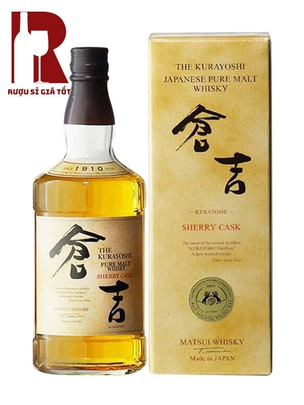 Rượu Matsui Kurayoshi Pure Malt Sherry Cask Whisky Nhật