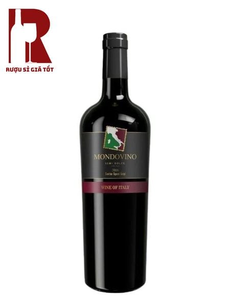Rượu Vang Ý Đỏ Mondovino Semi Dolce Puglia Ngọt