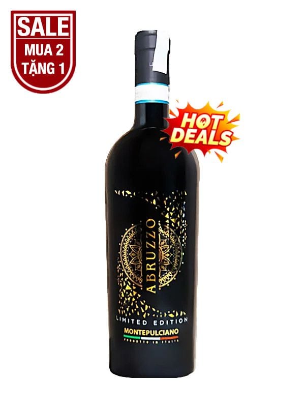 Rượu Vang Ý Đỏ Montepulciano D’Abruzzo Limited Edition