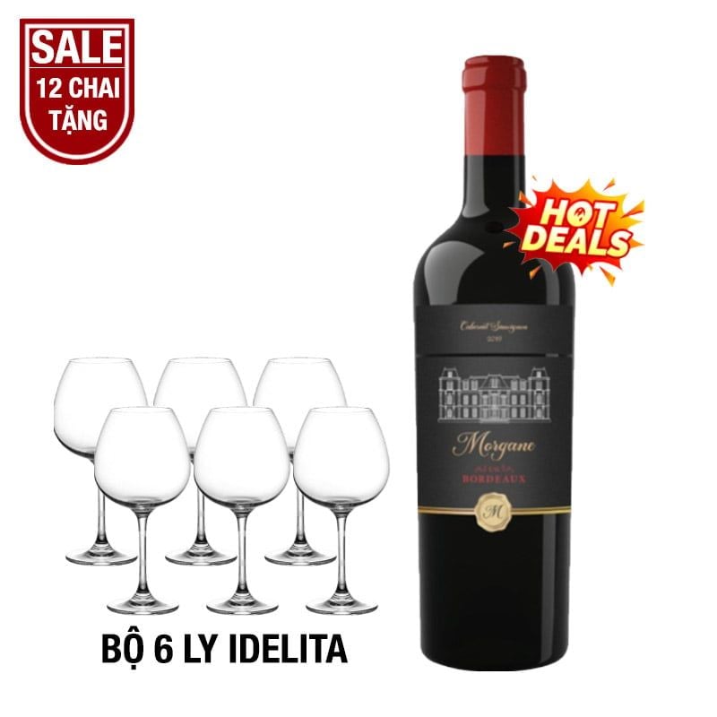 Rượu Vang Pháp Đỏ Morgane Bordeaux Cabernet Sauvignon