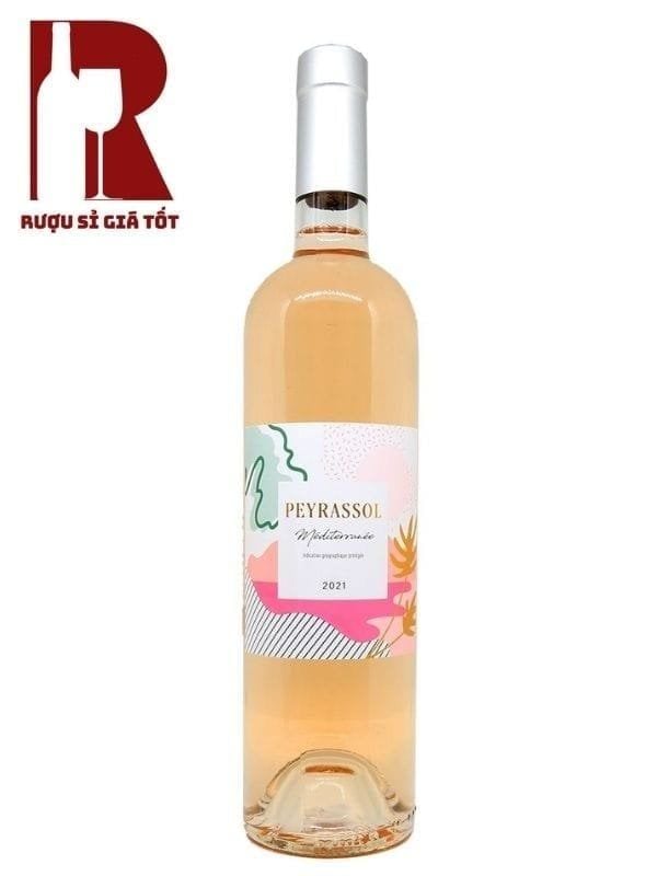 Rượu Vang Pháp Hồng Peyrassol Mediterranee Rose